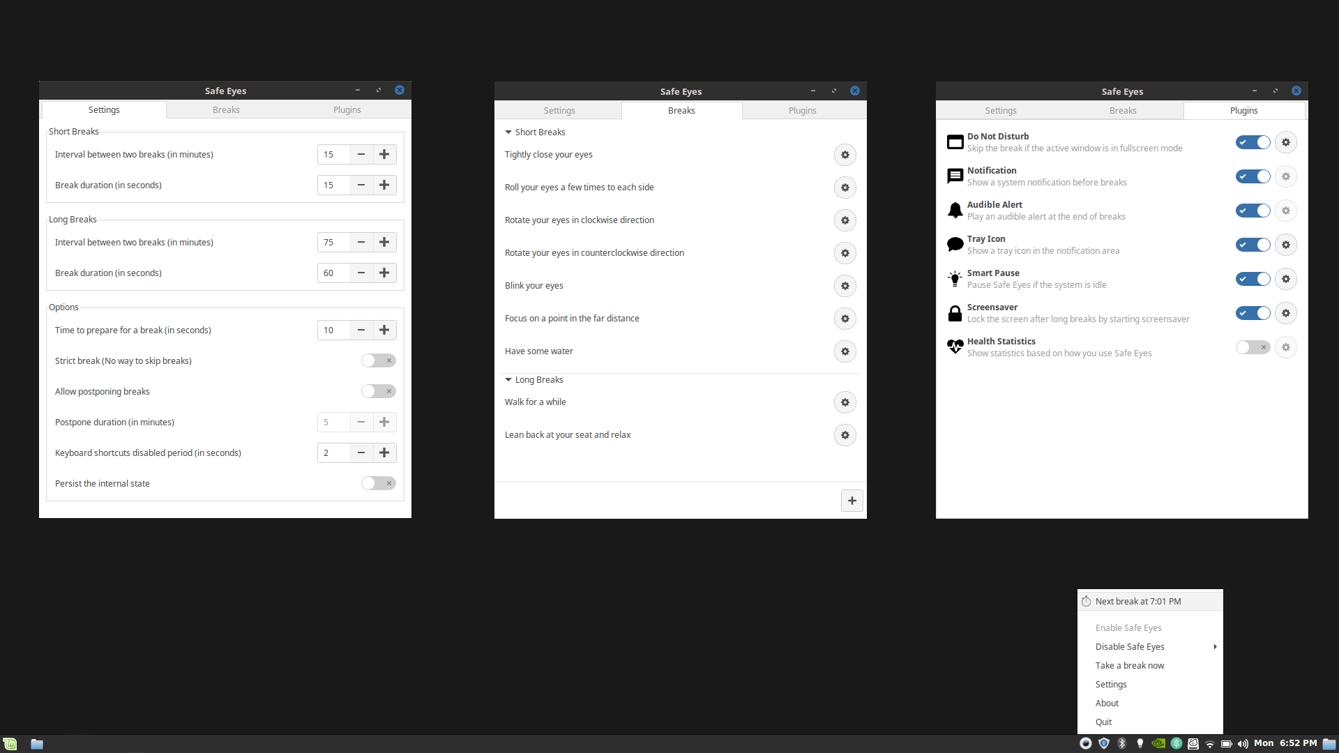SafeEyes Screenshot 5
